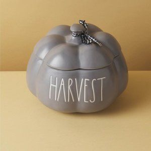 Ceramic Harvest Pumpkin Canister